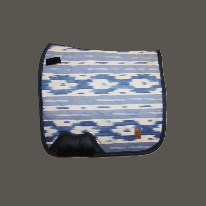 Mantilla Pollença Doma. Sudaderos Caballos en tela mallorquina Ikat.